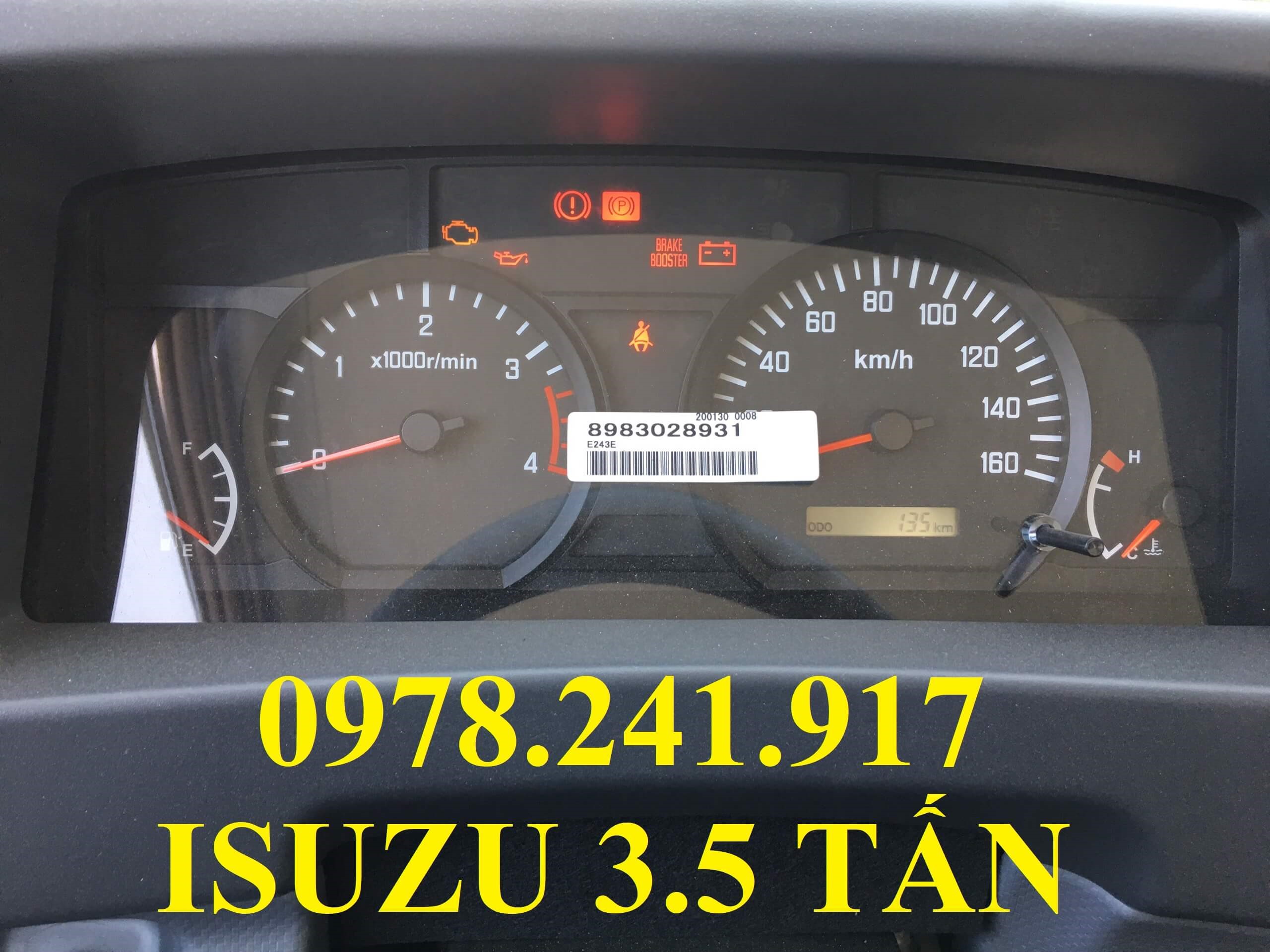 bảng đồng hồ táp lô xe tải isuzu 3.5 tấn