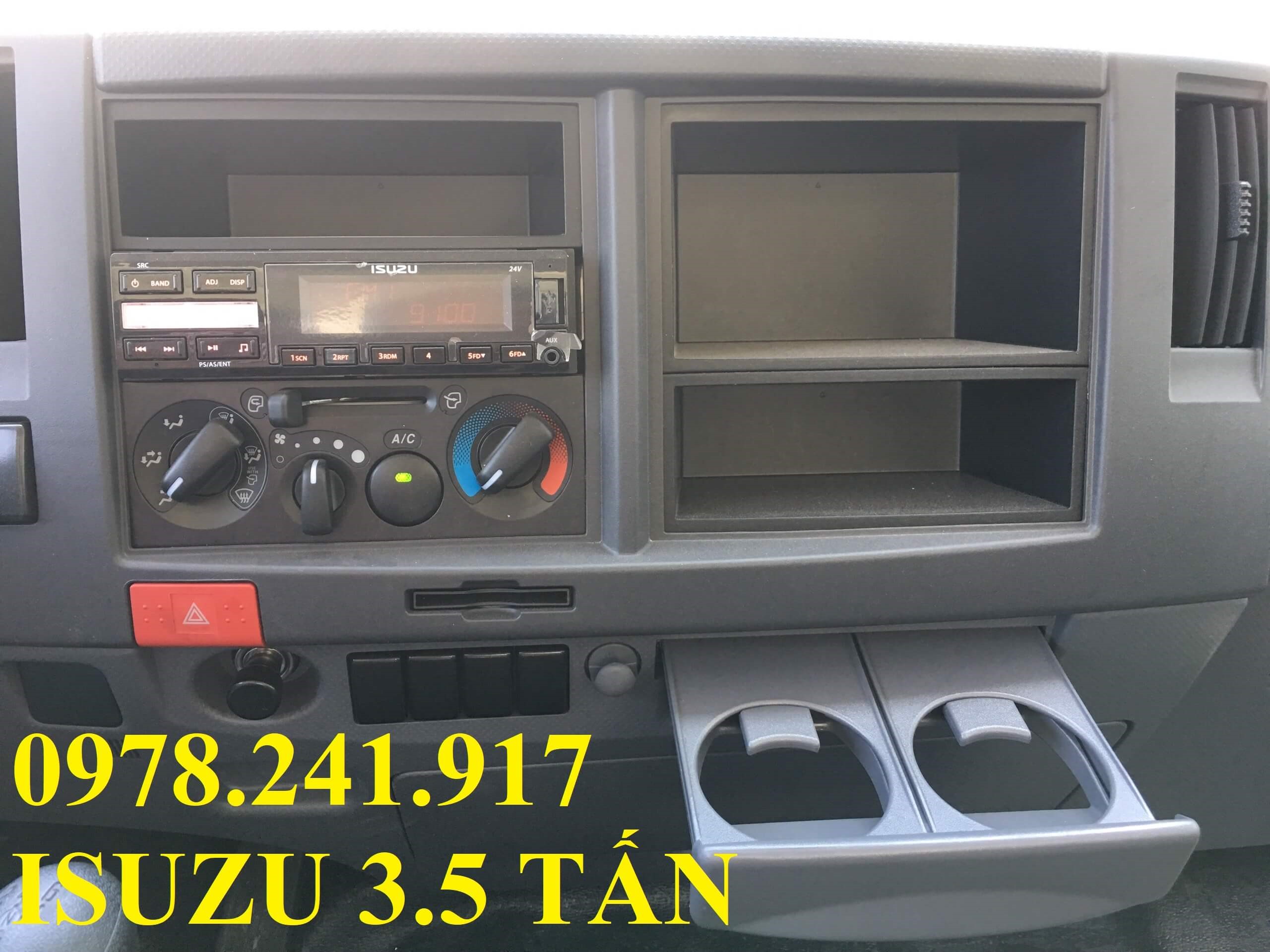 bảng táp lô trung tâm xe tải isuzu 3.5 tấn