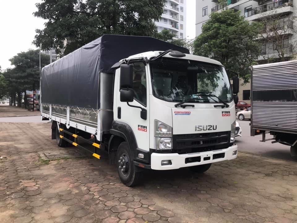 isuzu 6.5 tấn frr90n thùng mui bạt