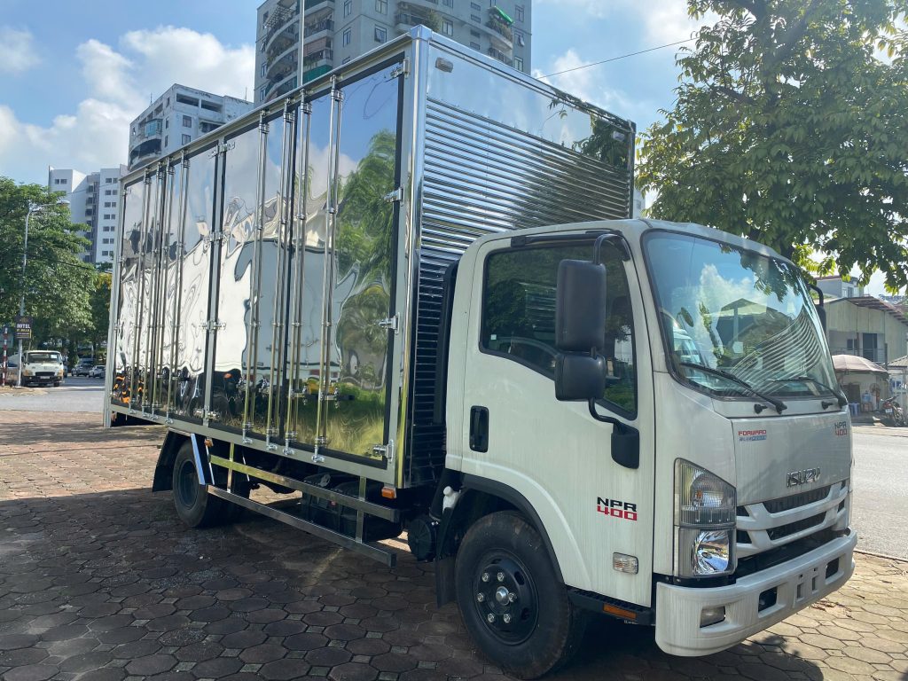 xe tải isuzu 3.5 tấn thùng kín pallet